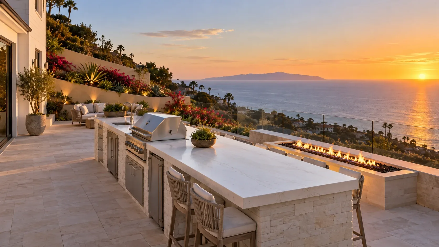 A finished backyard in South Bay